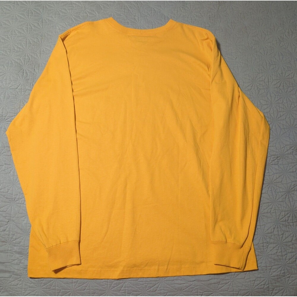 Carhartt Relaxed Fit Heavyweight Long Sleeve Yellow Shirt Mens Sz XL 100% Cotton - Picture 3 of 7